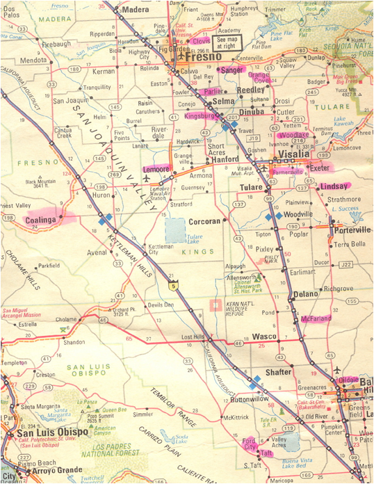 California Sundown Towns (North to South) History and Social Justice
