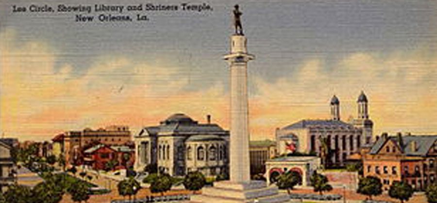 Lee Circle Library Shriners Card